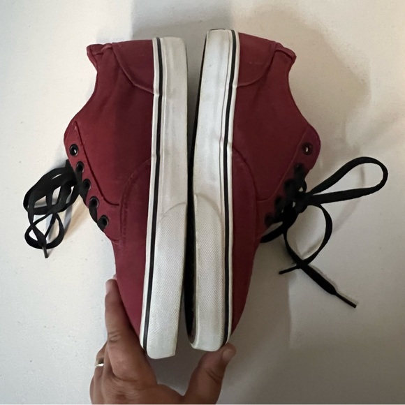Vans Winston Oxblood unisex low top sneakers burgundy and white sole 7.5 - Picture 6 of 11